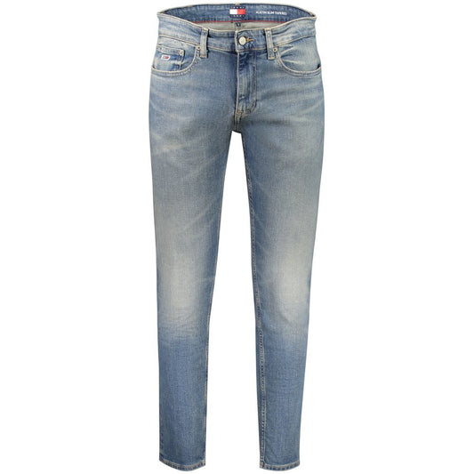 Tommy Hilfiger Blue Cotton Slim Men Jeans TO-38464-W29 | L32
