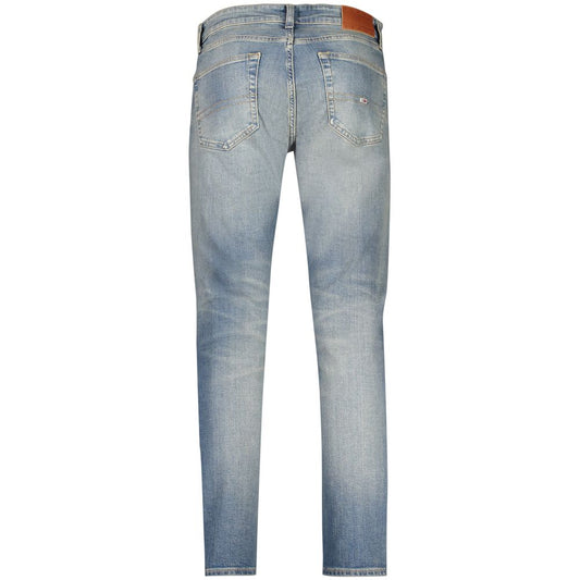 Tommy Hilfiger Blue Cotton Slim Men Jeans TO-38464-W29 | L32
