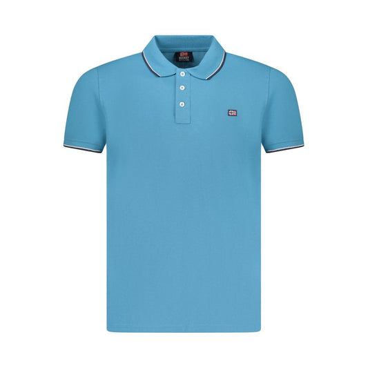 Norway 1963 Blue Cotton Polo Shirt