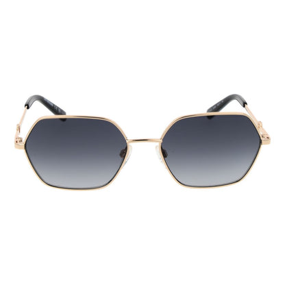 Love Moschino Gold Metal Sunglasses