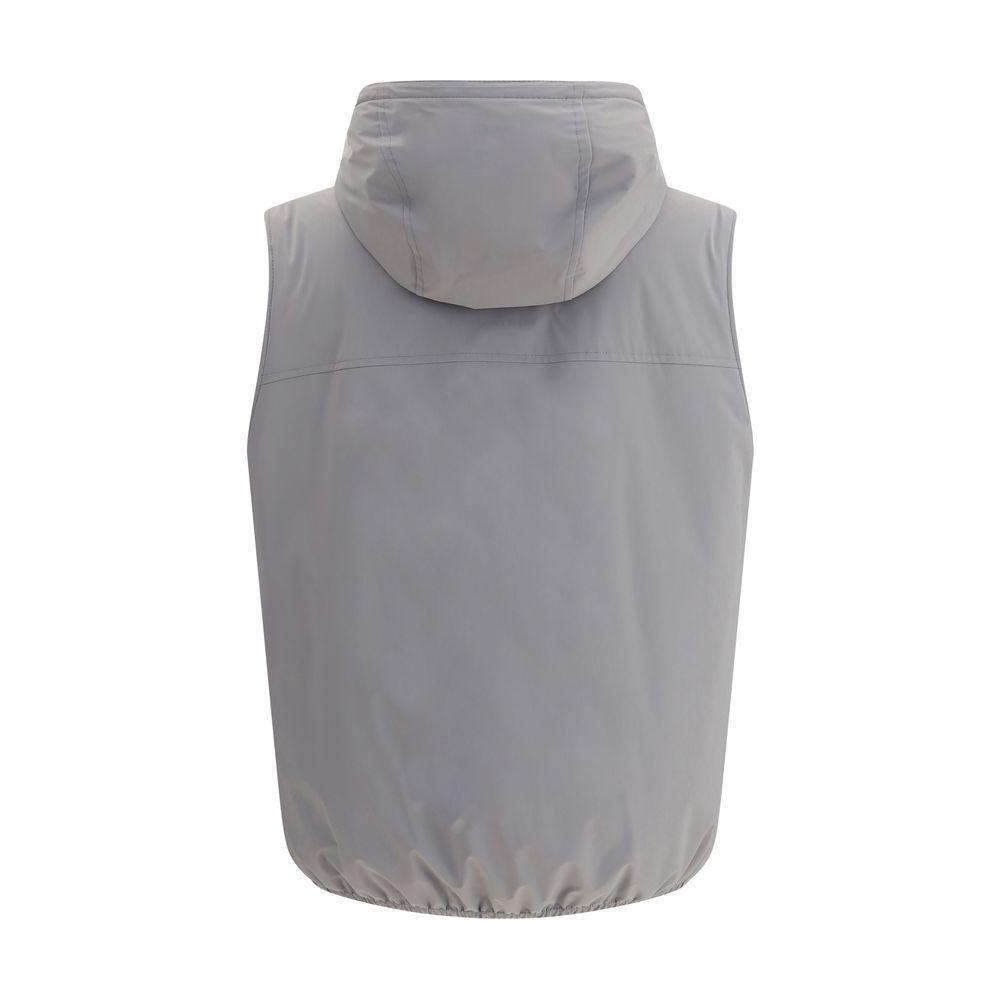 Front view with bag zipped and handles upright.