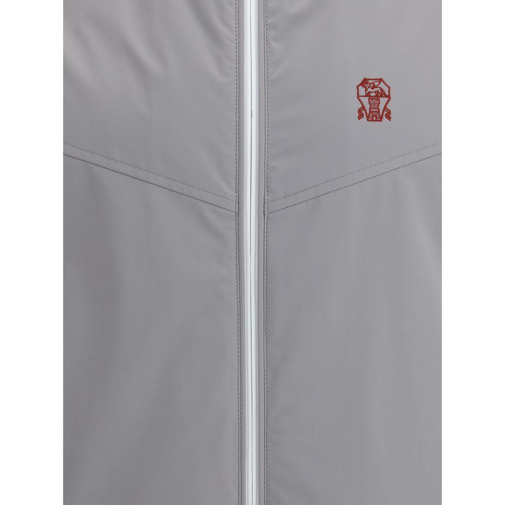 Front view with bag zipped and handles upright.