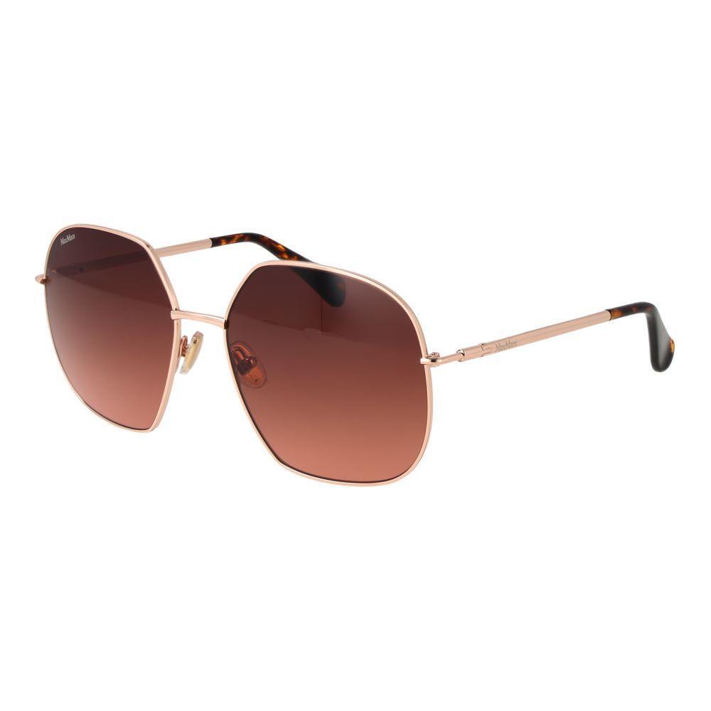 Max Mara Rose Gold Women Sunglass