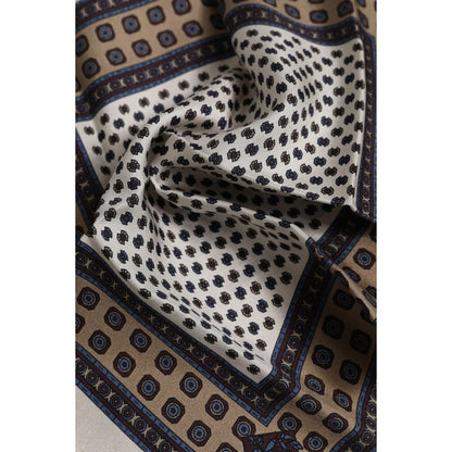 Dolce & Gabbana Multicolor Patterned Square Men Foulard Scarf