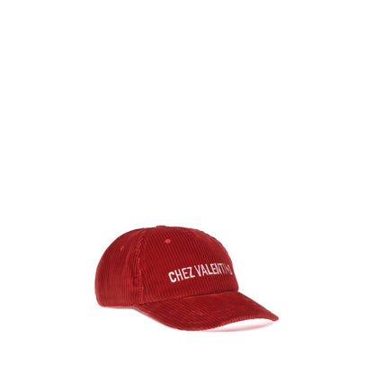 Valentino Garavani Red Cotton Cap (Baseball Hat)