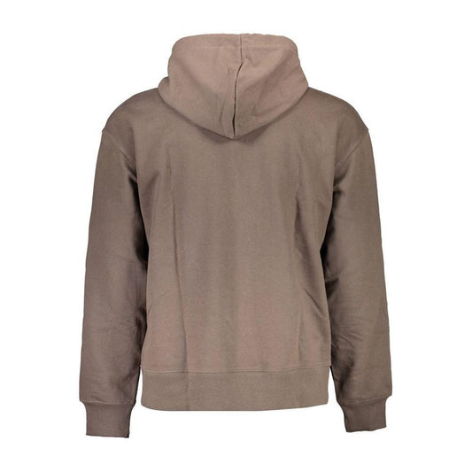 Calvin Klein Brown Cotton Men Sweater CA-15706-XL