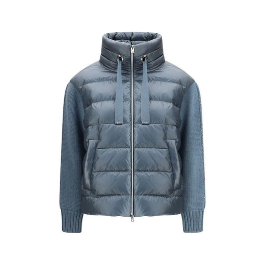 Herno Down Jacket with wool sleeves HE-PI00138DR12017Z9123-IT40 | M