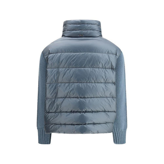 Herno Down Jacket with wool sleeves HE-PI00138DR12017Z9123-IT40 | M