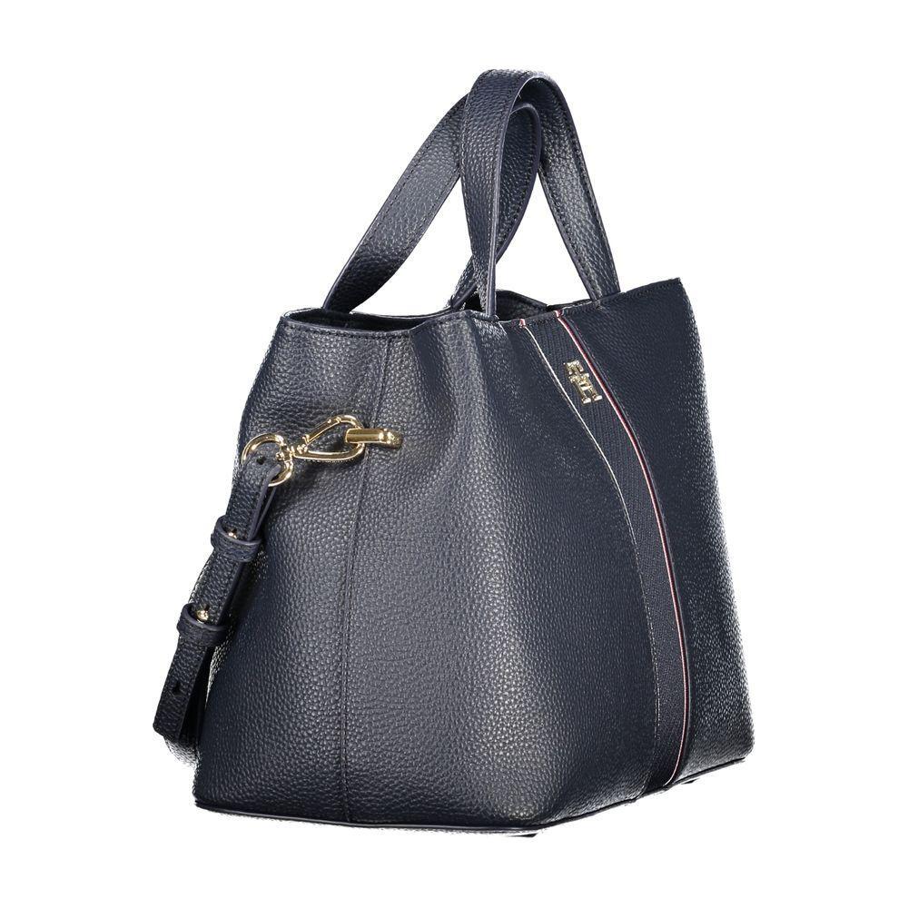 Front view with bag zipped and handles upright.