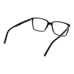 Andy Wolf Black Unisex Glasses Frame, full-rim acetate style with rectangle shape and demo lenses, includes branded case.