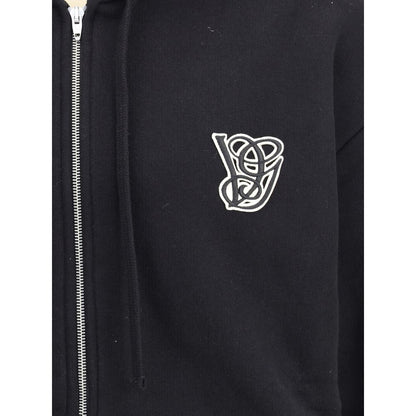 Valentino Black Cotton Sweatshirt