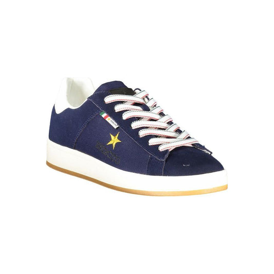 Esercito 1659 Blue Leather Men Sneaker ES-38855-EU44/US11