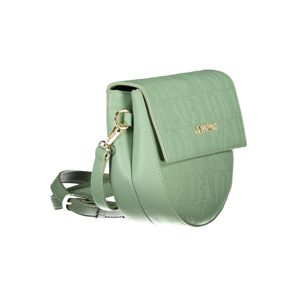Mario Valentino Green Polyethylene Handbag with adjustable straps and automatic closure