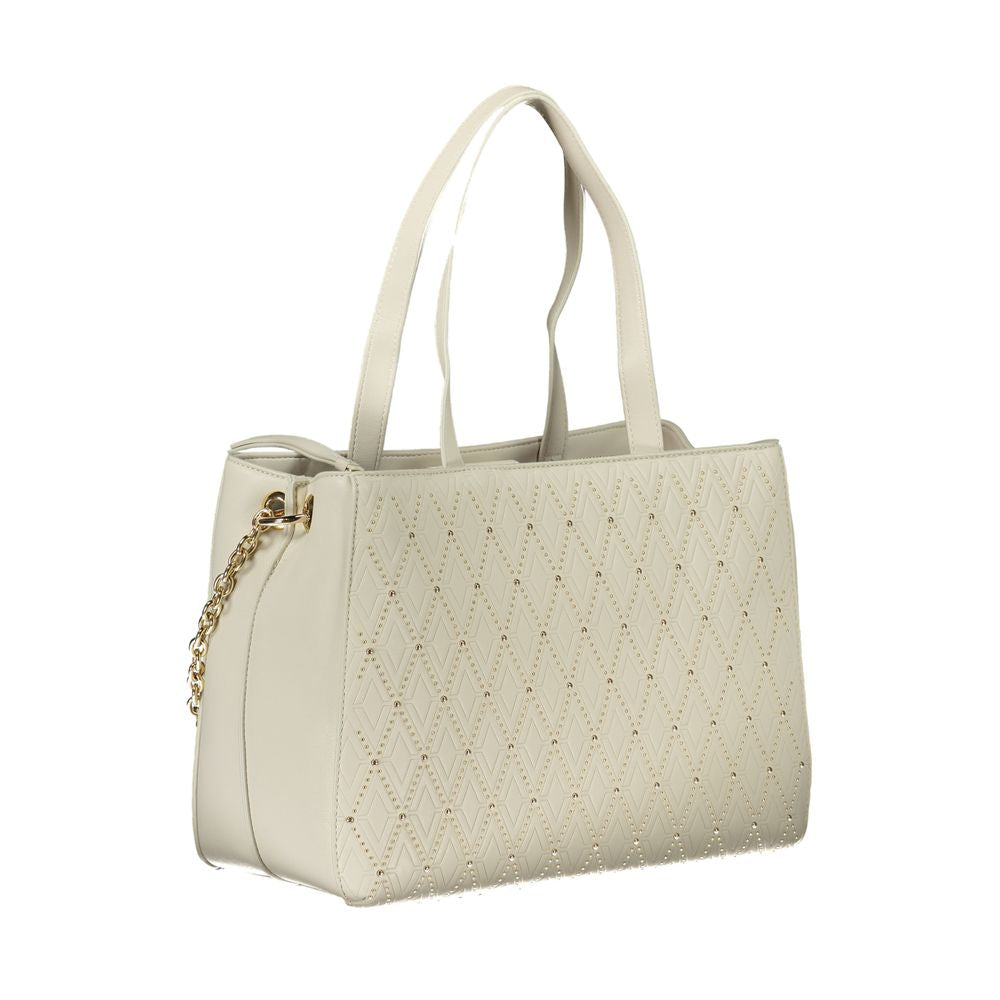 Mario Valentino White Polyethylene Handbag VA-24260