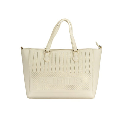 Mario Valentino White Polyethylene Handbag