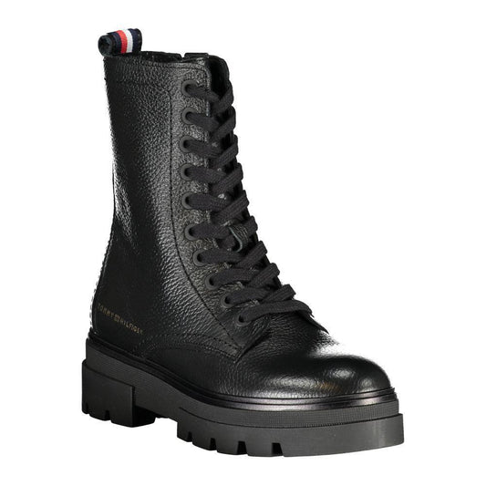 Tommy Hilfiger Black Polyester Boot TO-25015-EU36/US6