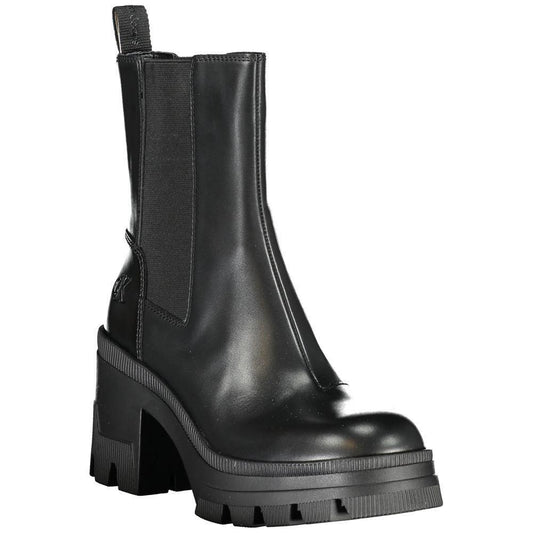 Calvin Klein Black Polyester Boot CA-25035-EU38/US8