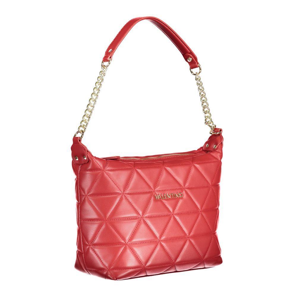 Front view with bag zipped and handles upright.