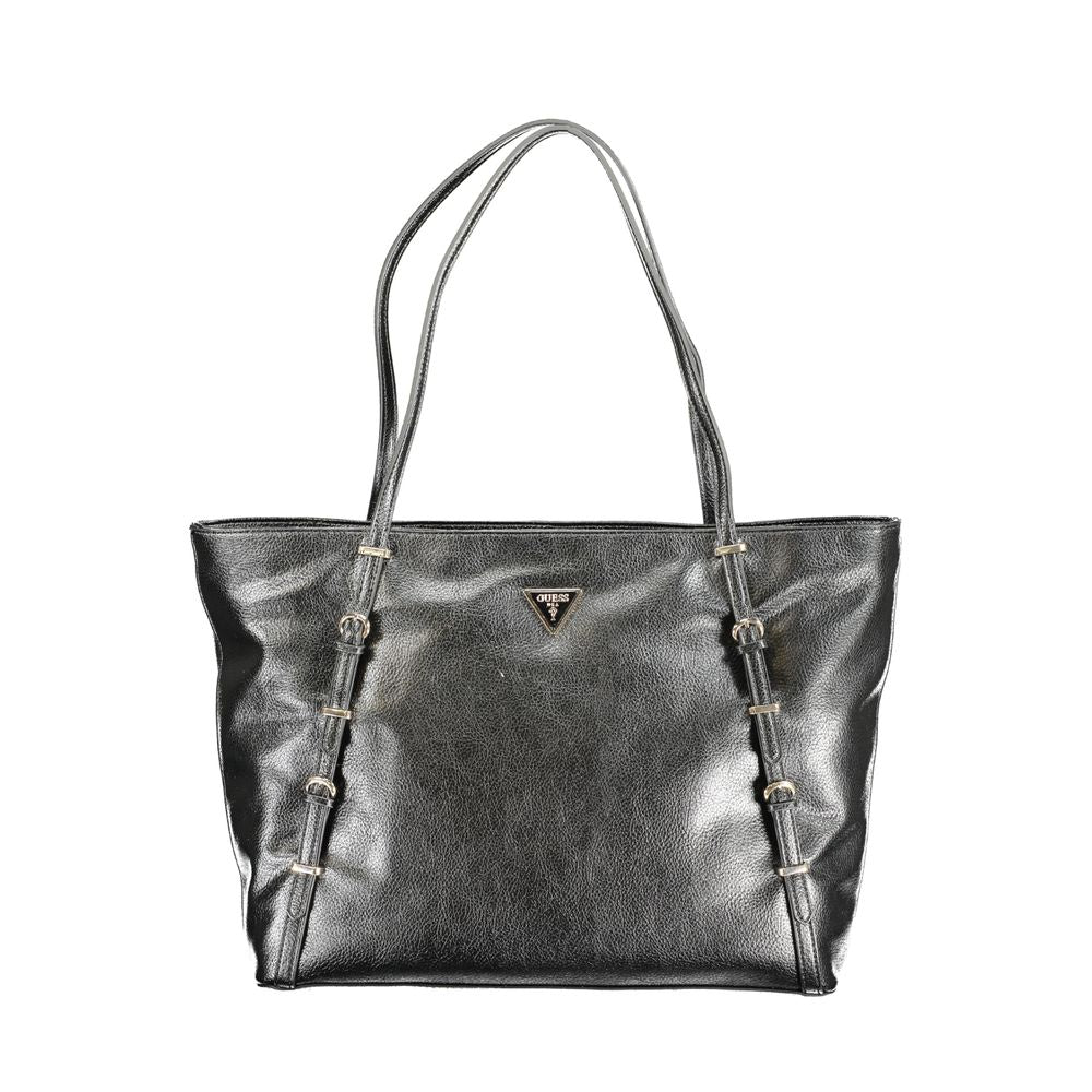 Guess Jeans Black Polyethylene Handbag GU-31259