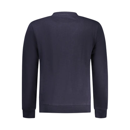 Napapijri Blue Cotton Men Sweater