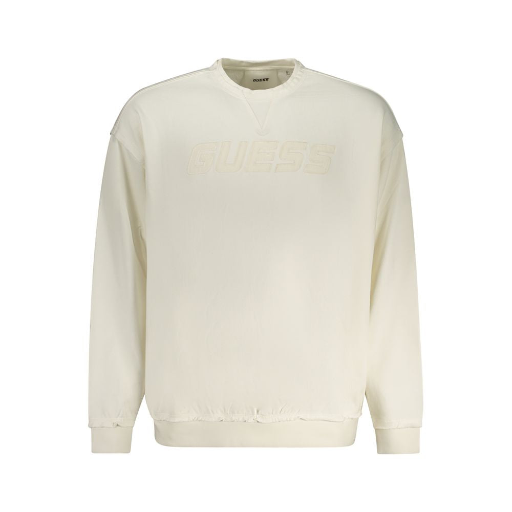Guess Jeans White Cotton Sweater GU-35114-XS
