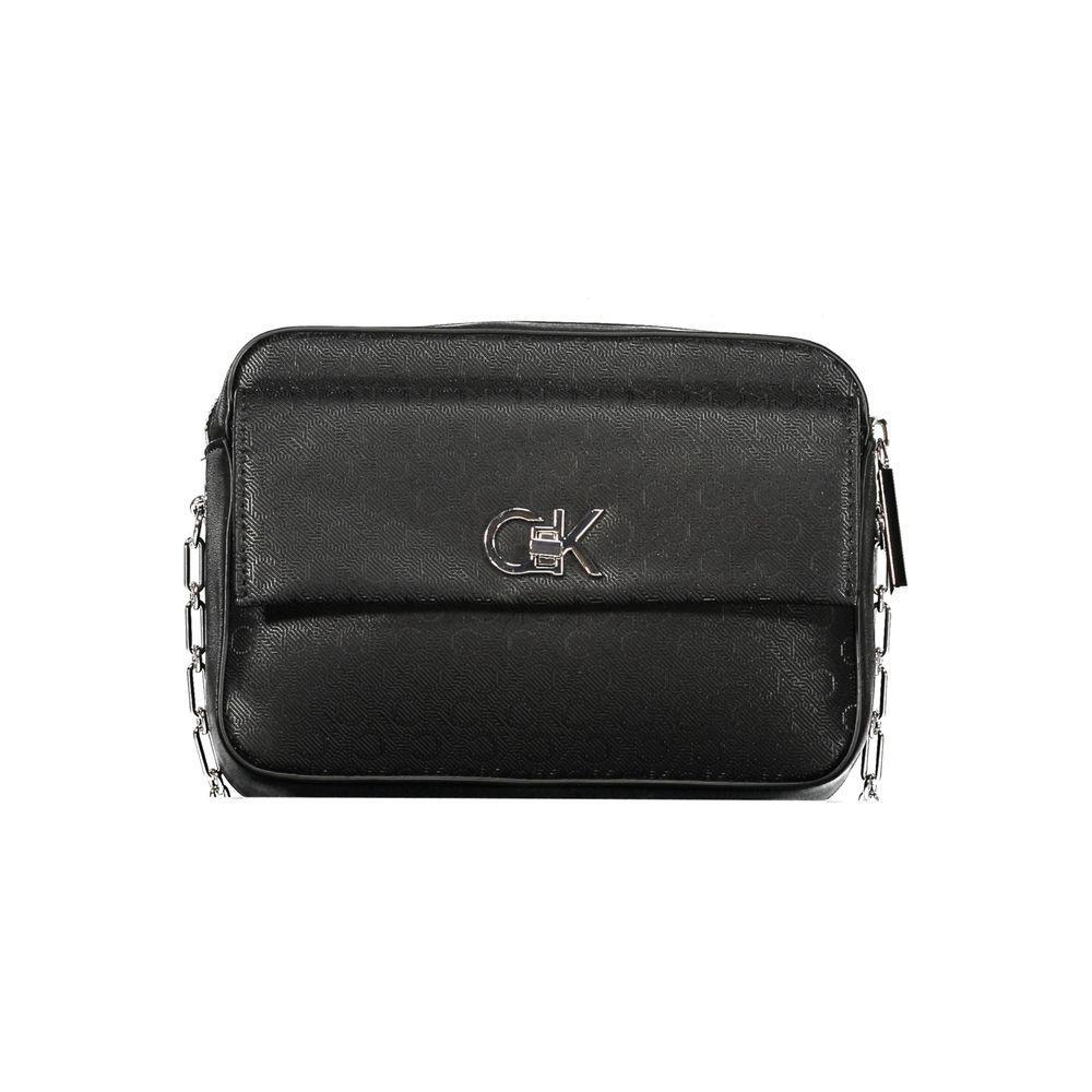Front view with bag zipped and handles upright.