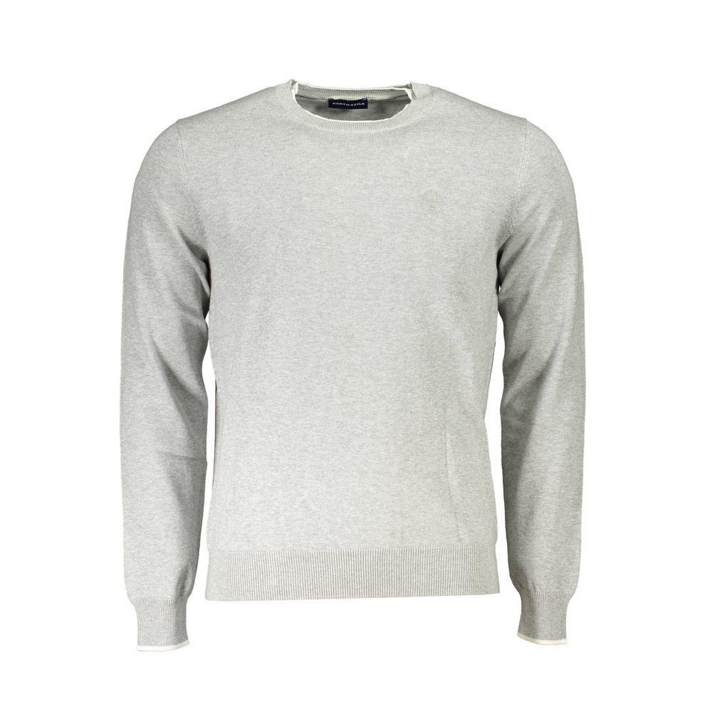 North Sails Gray Cotton Sweater NO-20260-XL