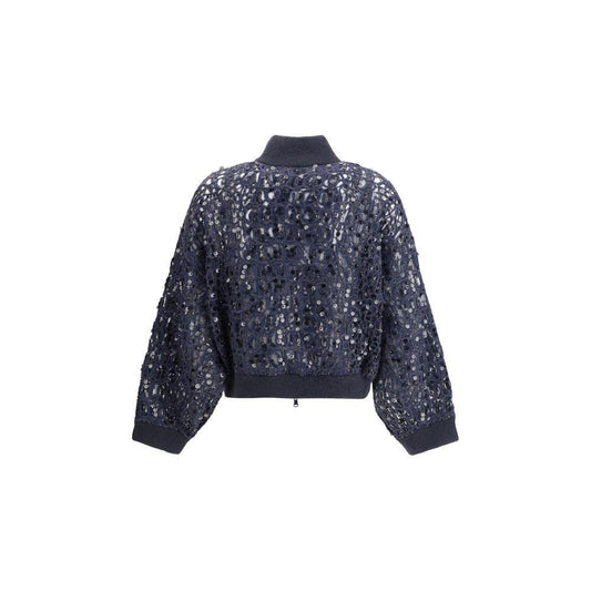 Brunello Cucinelli Sequined Cardigan BR-MRCR18906PCUF79-M