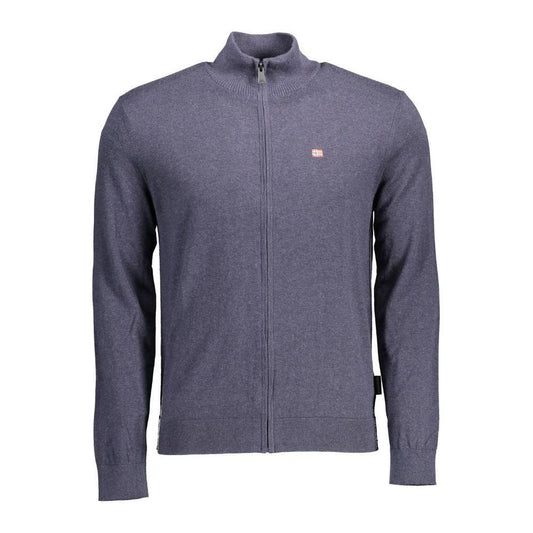 Napapijri Blue Cotton Sweater NA-11365-L