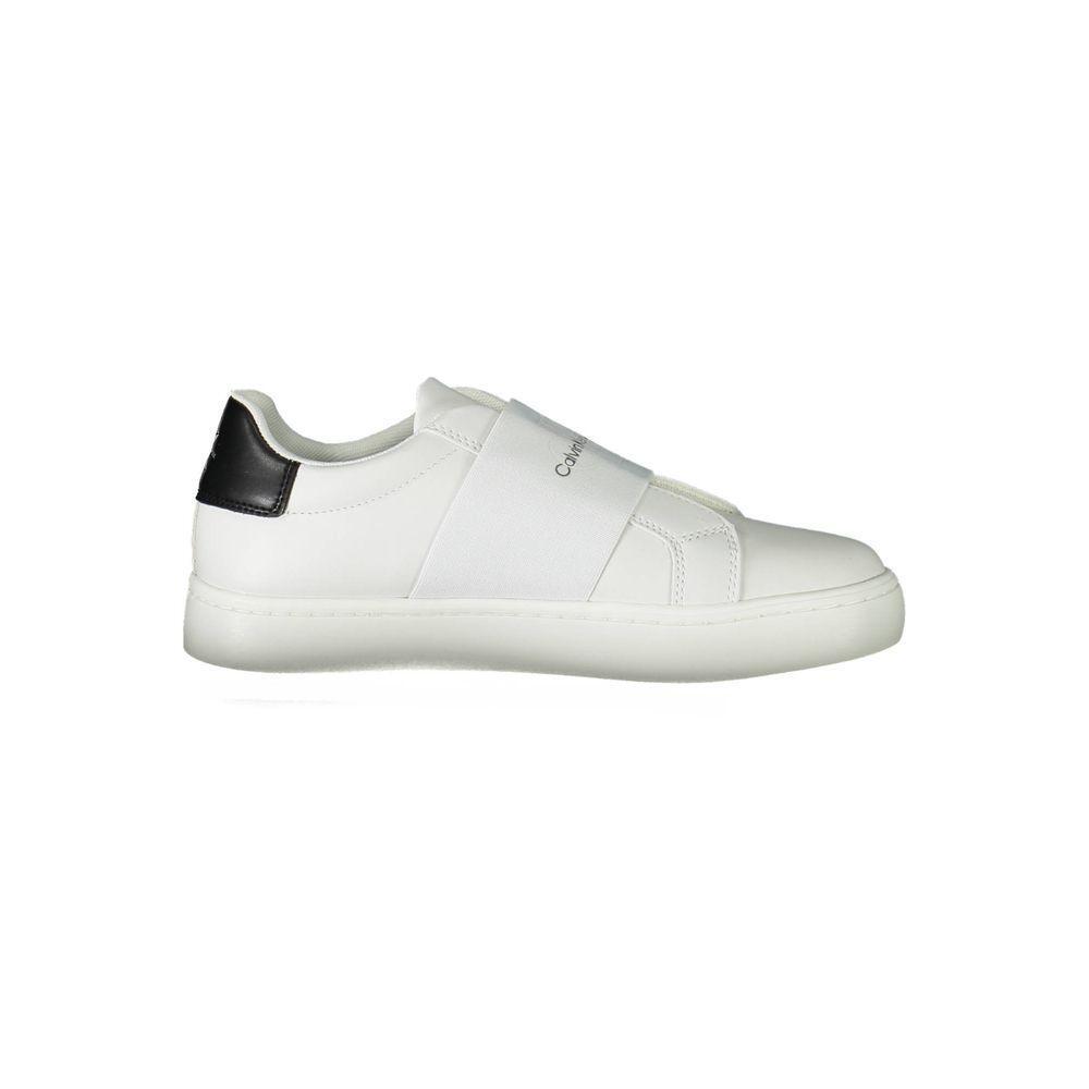 Calvin Klein White Polyester Sneaker