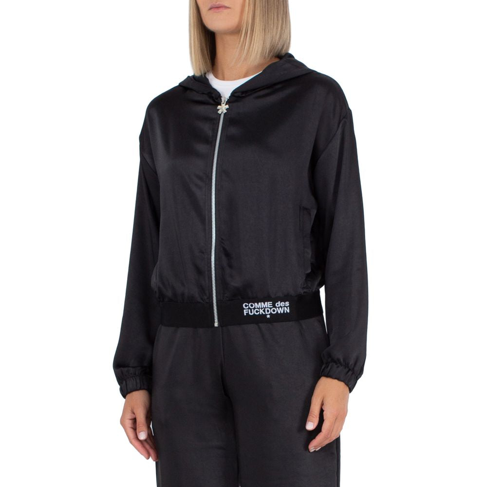 Comme Des Fuckdown Black Polyester Women Jacket