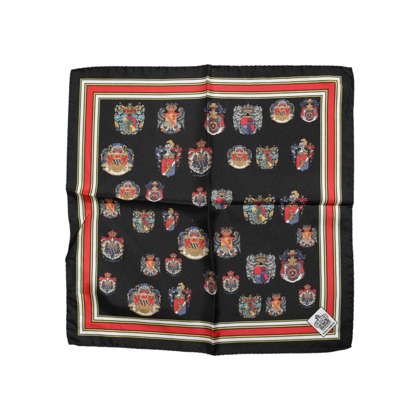 Dolce & Gabbana Multicolor Silk Square Men Foulard Scarf