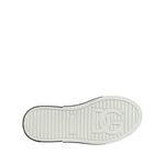 Dolce & Gabbana White Dotted Leather Slip On Men Sneakers Shoes MV7398-39
