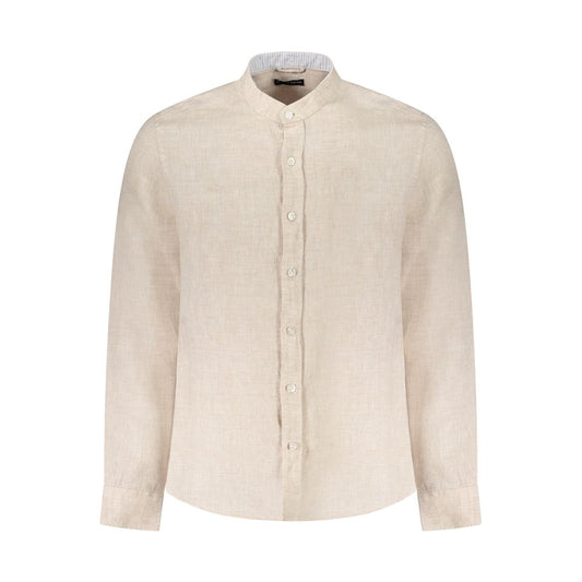 North Sails Beige Linen Shirt NO-38897-XL