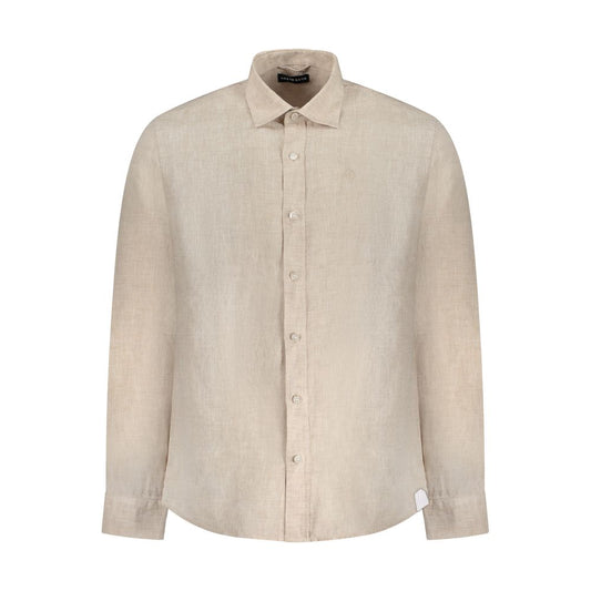 North Sails Beige Linen Shirt NO-38899-M