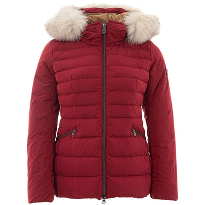 Peuterey Bordeaux Polyester Full-Length Jacket