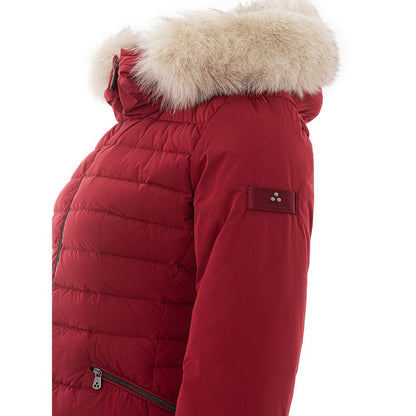 Peuterey Bordeaux Polyester Full-Length Jacket