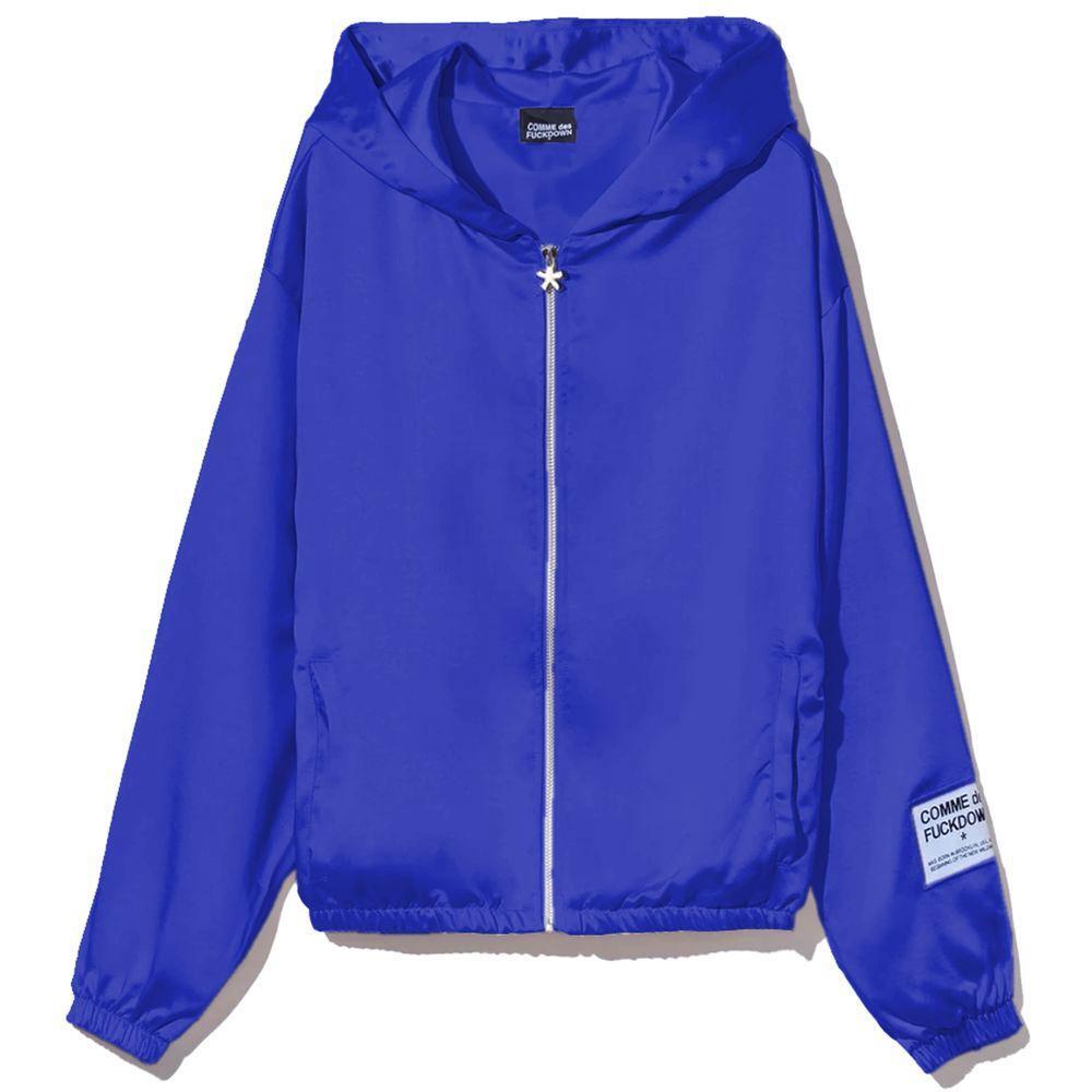 Comme Des Fuckdown Blue Polyester Sweater CO-13580-S