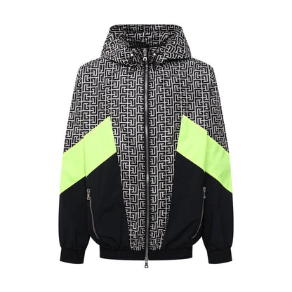 Balmain Multicolor Nylon Men Jacket