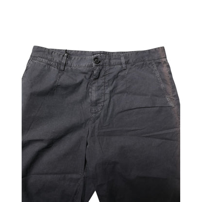 Dolce & Gabbana Dark Gray Cotton Stretch Denim Bermuda Shorts