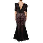 Dolce & Gabbana Multicolor Embellished Mermaid Gown Dress DR81746-48