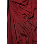 Dolce & Gabbana Red Viscose Fitted One Shoulder Midi Dress DR81753-46