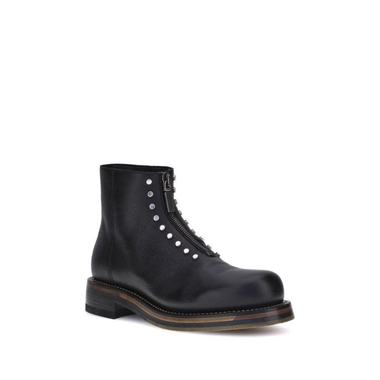 Alexander McQueen Studded leather Ankle Boots AL-831111WIAGG1064-EU40/US7