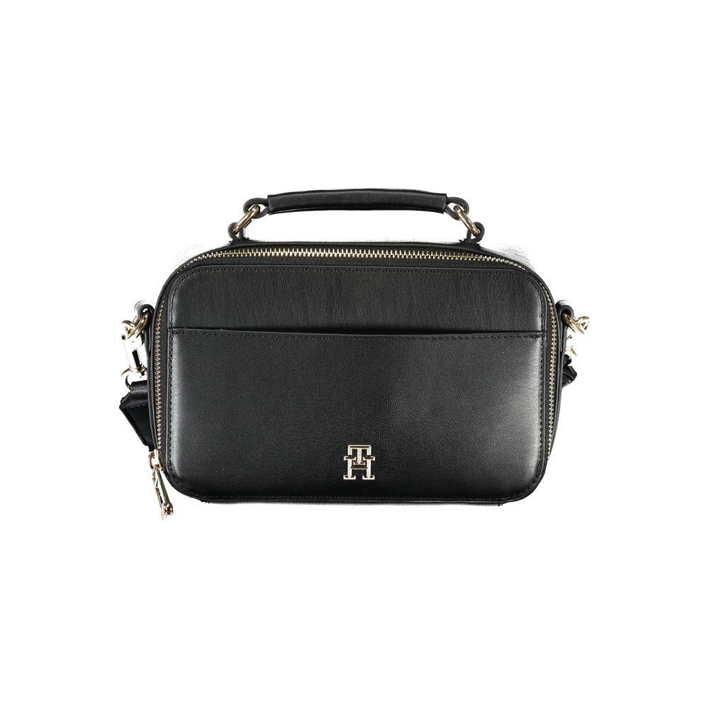 Tommy Hilfiger Black Polyethylene Handbag TO-27163