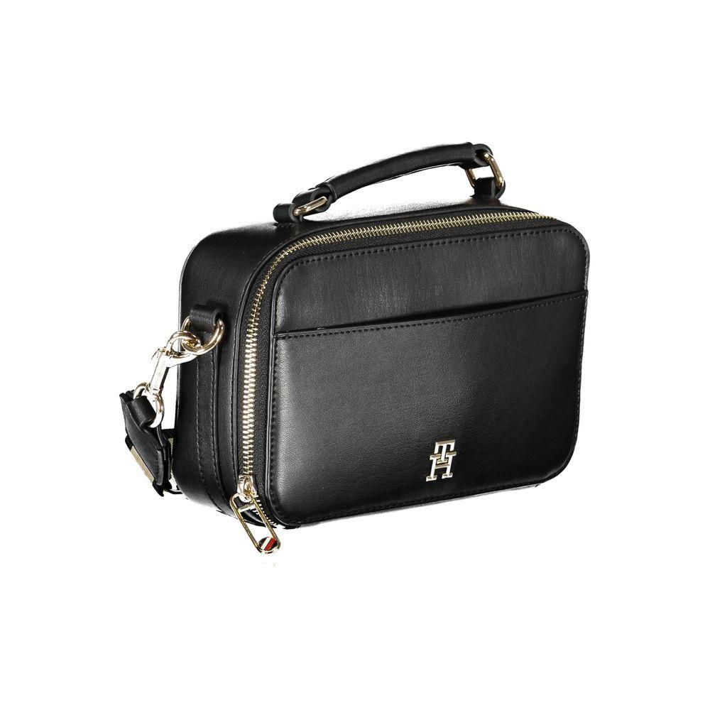 Tommy Hilfiger Black Polyethylene Handbag TO-27163