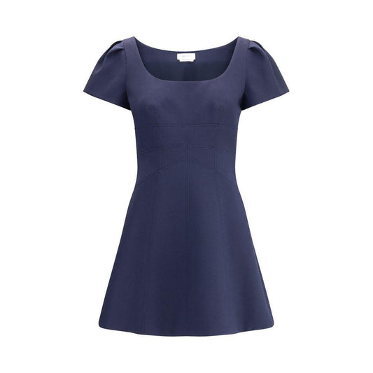 Alexander McQueen Short Dress with short gathered sleeves AL-841216QJAAA4100-IT42 | L