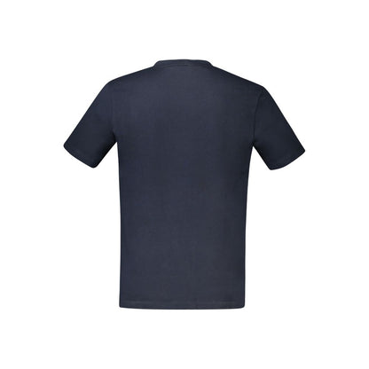 Hugo Boss Blue Cotton Men T-Shirt