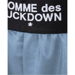 Comme Des Fuckdown Blue Polyester Short CO-15695-IT36|XXS