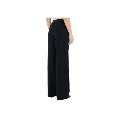 Comme Des Fuckdown Black Polyester Women Palazzo Trousers