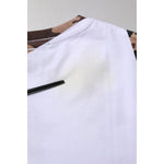 Dolce & Gabbana White Camouflage Cotton Men Crew Neck T-shirt TSH90504-46